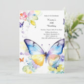 Invitation d'anniversaire simple (Debout devant)