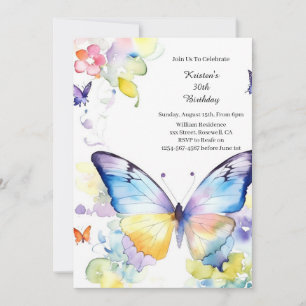 Invitation d'anniversaire simple