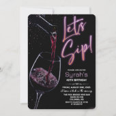 Invitation d'anniversaire SIP - TOUT ÂGE (Devant)