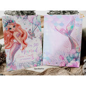 Invitation d'anniversaire Sirène Invitation pour u