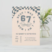 Invitation d'anniversaire Six Seven | Invitation d (Debout devant)