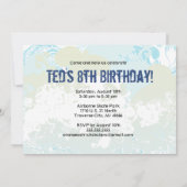 Invitation d'anniversaire - Skateboard (Dos)