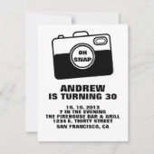 Invitation d'anniversaire SNAP. (Devant)