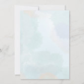 Invitation d'anniversaire sous la mer (Dos)