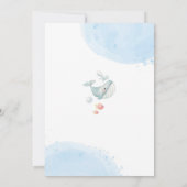 Invitation d'anniversaire sous la mer (Dos)