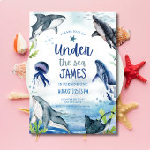 Invitation d'anniversaire sous la mer, Requin bale