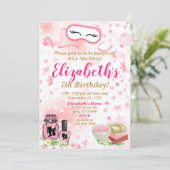 Invitation d'anniversaire spa (Debout devant)