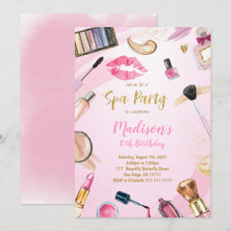 Invitation d'anniversaire spa