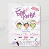 Invitation d'anniversaire spa (Devant)