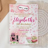 Invitation d'anniversaire spa