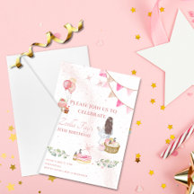 Invitation d'anniversaire spa
