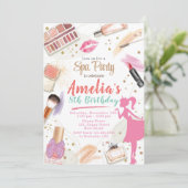 Invitation d'anniversaire spa. Anniversaire de maq (Debout devant)