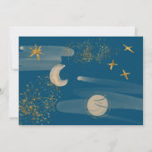 Invitation d'anniversaire spatiale hors de ce mond (Dos)