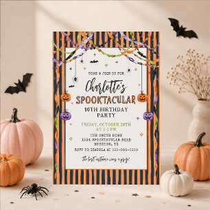 Invitation d'anniversaire Spooktacular Ghost Hallo
