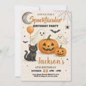 Invitation d'anniversaire Spooktacular Halloween (Devant)