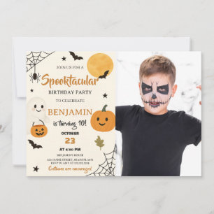 Invitation d'anniversaire Spooktacular Halloween
