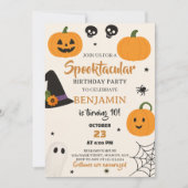 Invitation d'anniversaire Spooktacular Halloween (Devant)