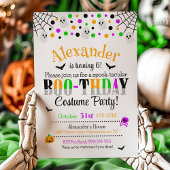 Invitation d'anniversaire Spooktacular Halloween