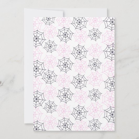 Invitation d'anniversaire Spooktacular Halloween (Dos)