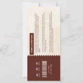 Invitation d'anniversaire Sport (Dos)