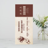 Invitation d'anniversaire Sport (Debout devant)