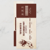 Invitation d'anniversaire Sport (Devant / Derrière)