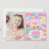 Invitation d'anniversaire Squishies Dumpling Paill (Devant)