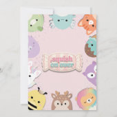 Invitation d'anniversaire Squishmallow (Dos)