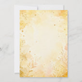 Invitation d'anniversaire Sunshine | Rayon de Sole (Dos)