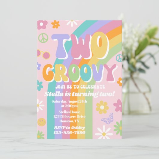 Invitation d'anniversaire Super (Debout devant)