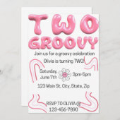 Invitation d'anniversaire Super (Devant / Derrière)