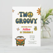 Invitation d'anniversaire Super (Debout devant)