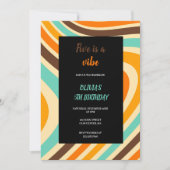 INVITATION D'ANNIVERSAIRE SUPER MULTICOULEUR (Devant)