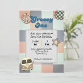 Invitation d'anniversaire super One Boys (Debout devant)