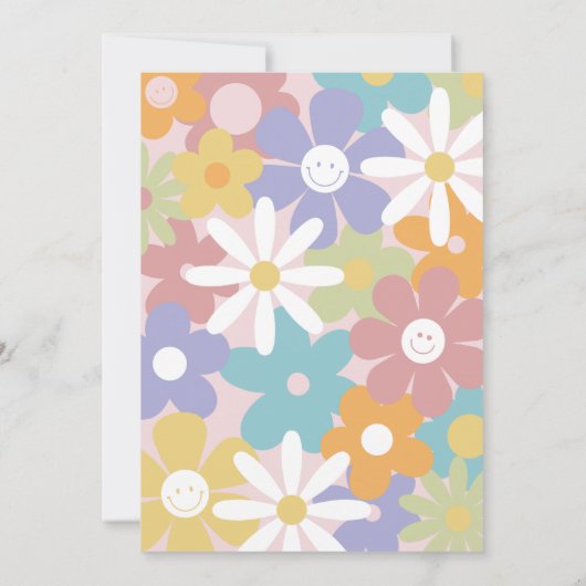 Invitation d'anniversaire super | Quatre Super (Dos)