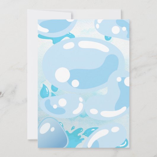 Invitation d'anniversaire Super Soaker (Dos)