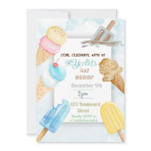 Invitation d'anniversaire sur le thème de la 1ère