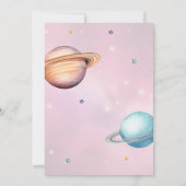 Invitation d'anniversaire sur le thème de l'alien (Dos)