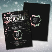 Invitation d'anniversaire sur le thème de Wicked
