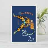 Invitation d'anniversaire sur le thème du Scorpion (Debout devant)
