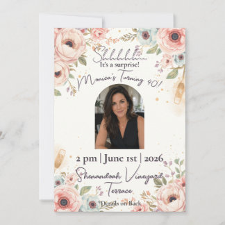 Invitation d'anniversaire surprise