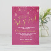 Invitation d'anniversaire surprise (Debout devant)
