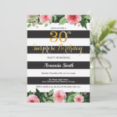Invitation d'anniversaire surprise 30 ans femmes f (Debout devant)