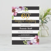 Invitation d'anniversaire surprise 60 ans femmes f (Debout devant)