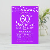 Invitation d'anniversaire surprise 60 ans Violet L (Debout devant)