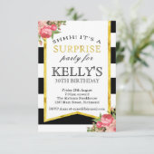 Invitation d'anniversaire surprise - Anniversaire  (Debout devant)