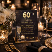 Invitation d'anniversaire surprise pour 60 ans en