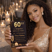 Invitation d'anniversaire surprise pour 60 ans en