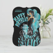 Invitation d'anniversaire surprise, soirée de fill (Debout devant)