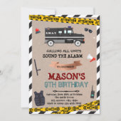 Invitation d'anniversaire SWAT (Devant)